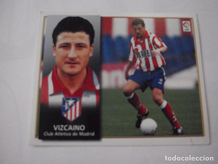 Figurine di Calcio: Cromo VIZCAINO (Atletico) BAJA. SIN PEGAR. Ediciones Este Liga Futbol 1998-99