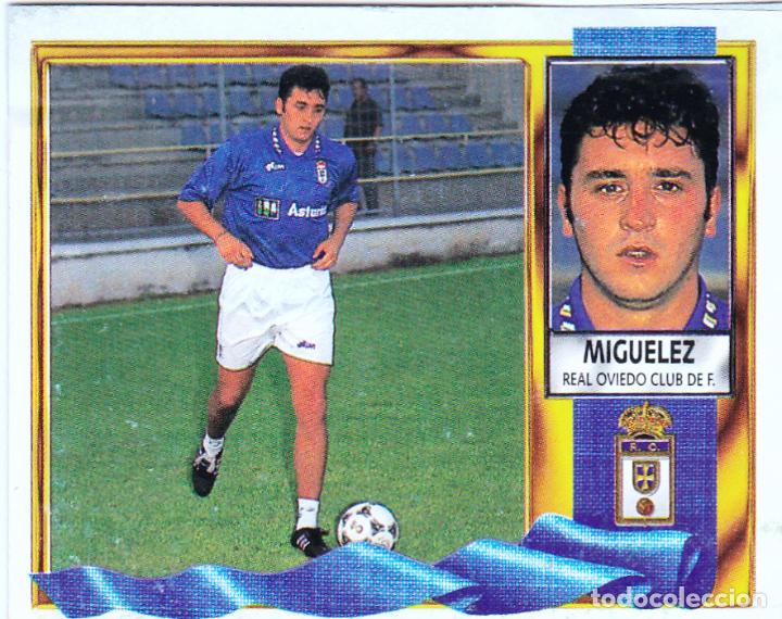 Cromos de f&uacute;tbol: ESTE 95-96 MIGUELEZ COLOCA DIFICIL (VENTANILLA)(A-9) - Foto 1