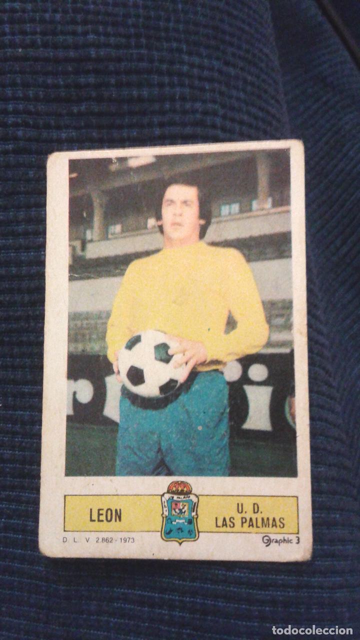 Cromos de f&uacute;tbol: 73-74 ESTE. NUNCA PEGADO LAS PALMAS LEON - Foto 1