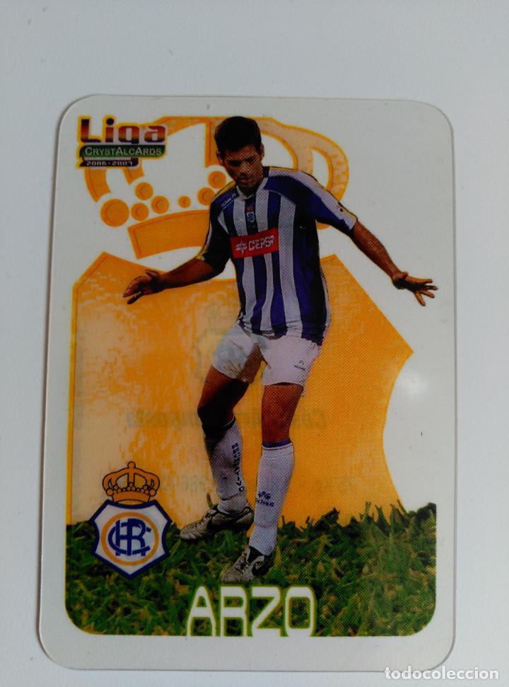 Cromos de F&uacute;tbol: CRYSTALCARDS 315 ARZO RECREATIVO HUELVA CROMOS LIGA FUTBOL MUNDICROMO 2006-2007 06-07
