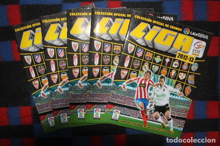 Cartes &agrave; collectionner de Football: liga este 2012 - 13 --- LOTE 5 ALBUNES VACIOS