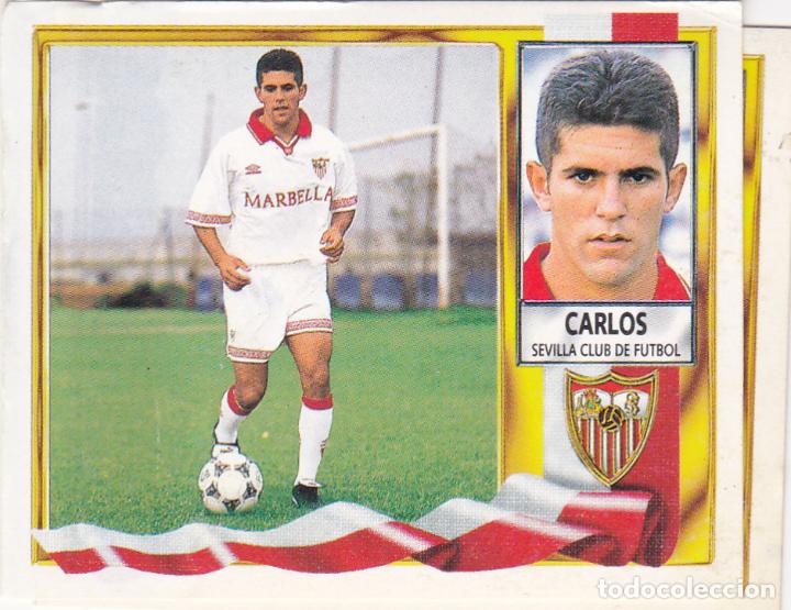 Cromos de f&uacute;tbol: ESTE 95-96 CARLOS COLOCA MUY DIFICIL (VENTANILLA)(A-9) - Foto 1