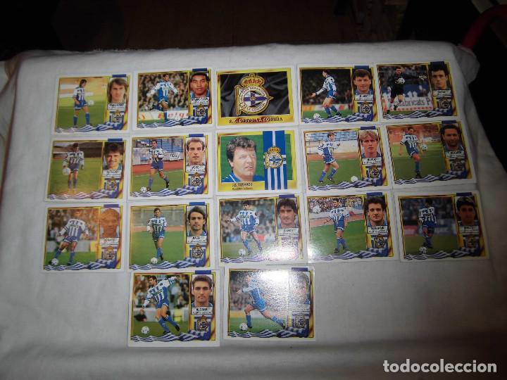Fu&szlig;ball-Sticker: 17 CROMOS DE FUTBOL LIGA 1995-96.EDICIONES ESTE. REAL ZARAGOZA CLUB DEPORTIVO