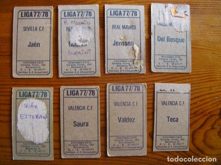 Cromos de f&uacute;tbol: ESTE 77-78 CROMO DESPEGADO EN REGULAR ESTADO ESTEBAN - Foto 2