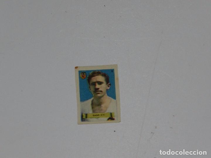 Cromos de F&uacute;tbol: VALENCIA FC - 8 GAGO - ASES DEL FUTBOL 1950 , BRUGUERA 1949 , SIN PEGAR, BUEN ESTADO