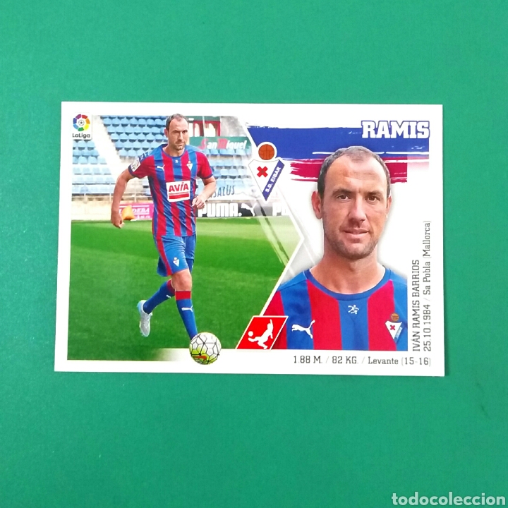 Cromos de f&uacute;tbol: Cromo LIGA ESTE 2015-2016 - (EIBAR) N&deg;7. RAMIS - Foto 1