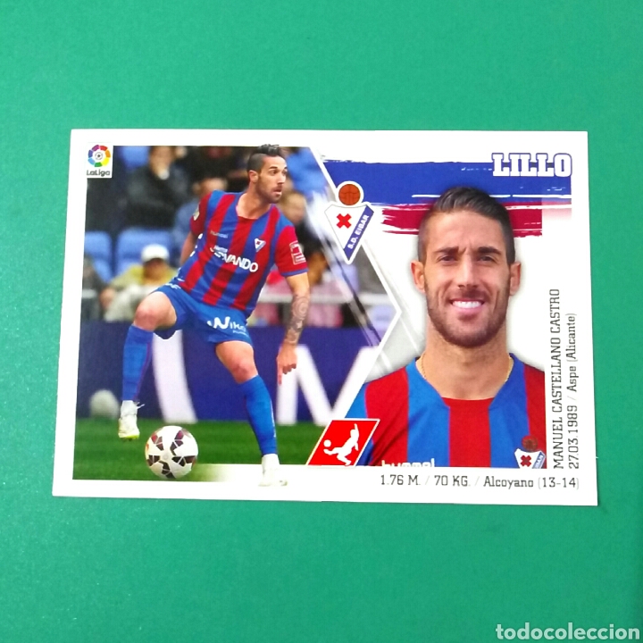 Cromos de f&uacute;tbol: Cromo LIGA ESTE 2015-2016 - (EIBAR) N&deg;8 LILLO - Foto 1