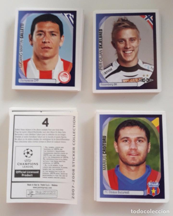 Cromos de F&uacute;tbol: Lote de 88 cromos de Uefa Champions League 2007 - 2008. Tambi&eacute;n sueltos. Ver listado.