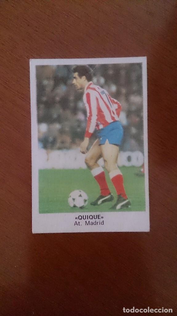 Cromos de f&uacute;tbol: quique atletico madrid cano 84 - Foto 1
