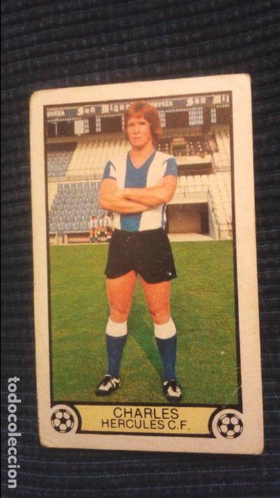 Cromos de f&uacute;tbol: 79/80 ESTE. NUNCA PEGADO HERCULES CHARLES - Foto 1