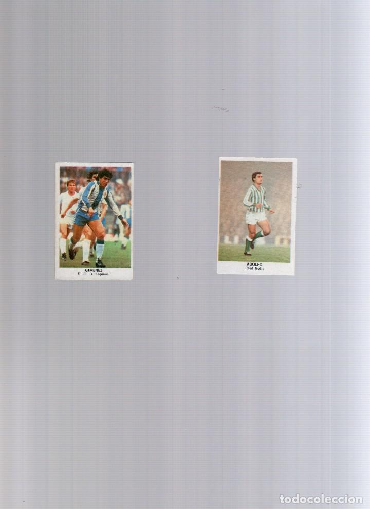 Cromos de Futebol: FUTBOL 84 CROMOS CANO GIMENEZ DIFICIL 1983 1984