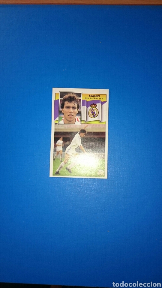 Cromos de f&uacute;tbol: Cromo del R.Madrid a&ntilde;o 90/91 - Foto 1