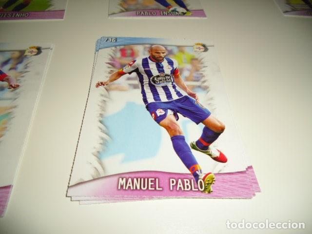 Cromos de Futebol: FICHA CROMO MUNDICROMO FICHAS QUIZ LIGA 2013 2014 13 14 DEPORTIVO DE LA CORU&Ntilde;A MANUEL PABLO