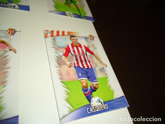 Figurine di Calcio: FICHA CROMO MUNDICROMO FICHAS QUIZ LIGA 2013 2014 13 14 SPORTING GIJON CASQUERO