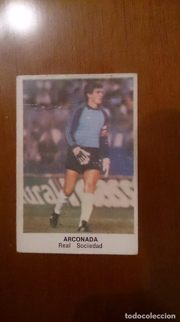 Cromos de f&uacute;tbol: arconada real sociedad cano 84 - Foto 1