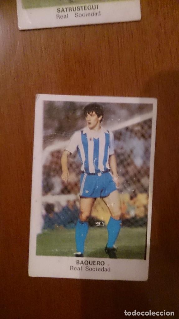 Cromos de f&uacute;tbol: baquero real sociedad cano 84 - Foto 1