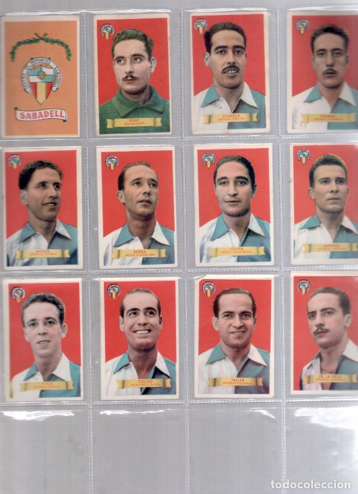 Football Stickers: SABADELL C. F. CAMPEONES 2&ordf; DIVISION A&Ntilde;O 1949 BRUGUERA
