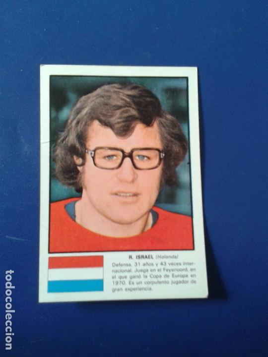 Cromos de Futebol: EDITORIAL FHER ASES DEL X CAMPEONATO MUNDIAL DE FUTBOL MUNICH 74 1974 HOLANDA ISRAEL NUNCA PEGADO