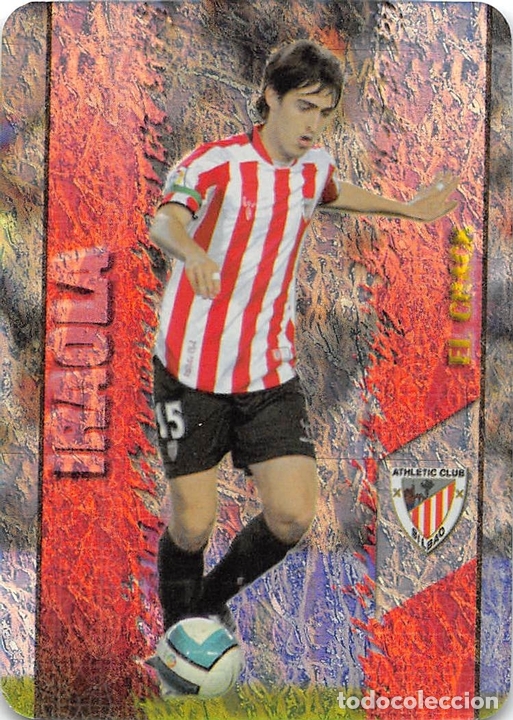Figurine di Calcio: MUNDICROMO 2008 #458 IRAOLA (CRACK) (JASPEADO VERTICAL V) (ATHLETIC CLUB)