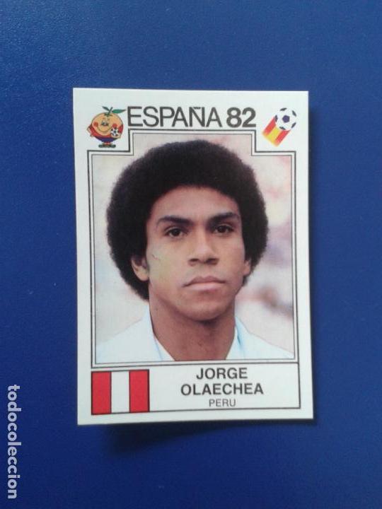 Cromos de f&uacute;tbol: CROMOS PANINI COPA MUNDIAL ESPA&Ntilde;A 82 1982 CROMO NUNCA PEGADO PERU N&ordm; 80 JORGE OLAECHEA