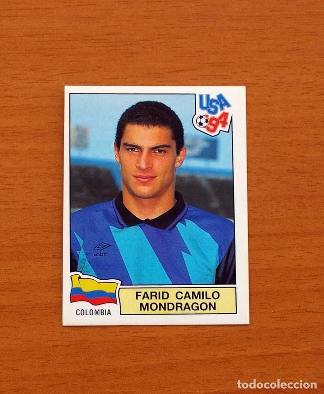 Panini Stickers USA 94 Copa del Mundo de N 72 Mondragón Colombia Con Espalda Muy Bueno