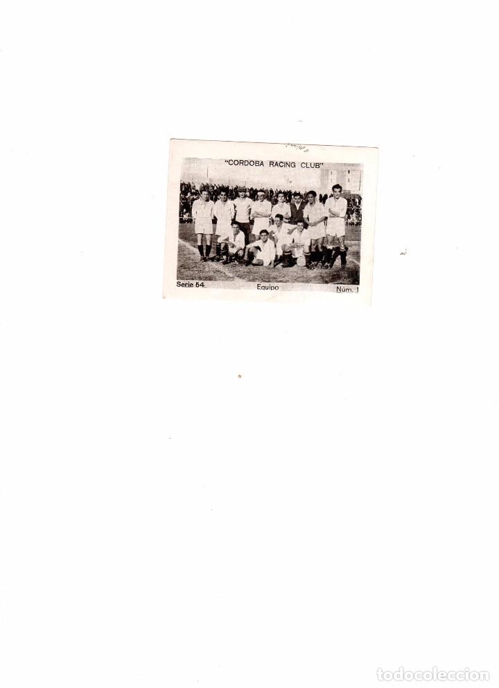 Cromos de Futebol: CROMO ANTIGUO DEL CORDOBA RACING CLUB