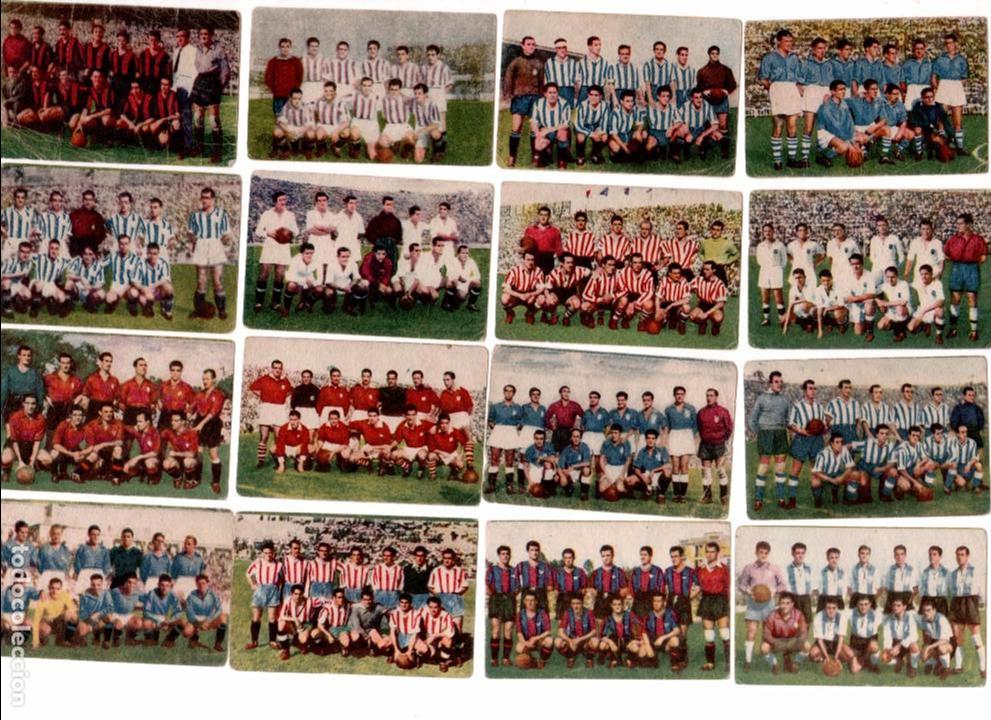 Cromos de Futebol: LOTE DE 21 DE 30 CROMOS DE EQUIPOS DE FUTBOL A&Ntilde;O 49 50