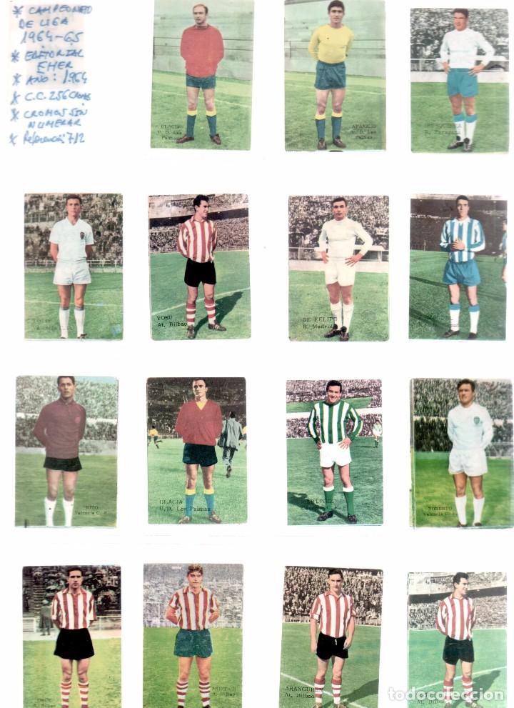 Cromos de Futebol: LOTE 60 CROMOS ED. FHER DISGRA LIGA 64 65 1964 1965
