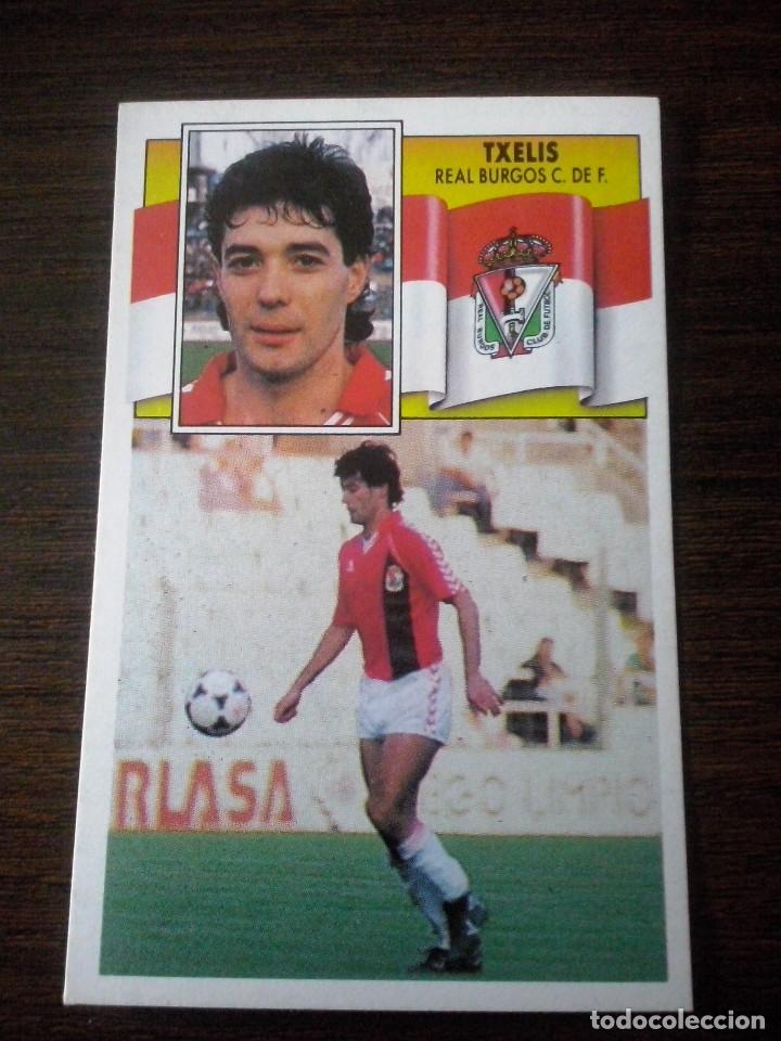 Fu&szlig;ball-Sticker: Cromo Ediciones Este 90/91 1990/1991 Txelis Burgos Sin pegar