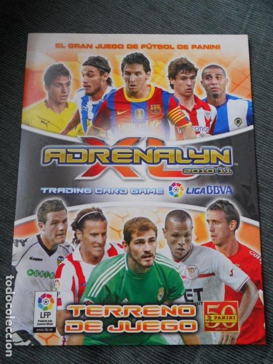 Álbum vacío adrenalyn xl 2010-11 fútbol coleccionismo trading card
