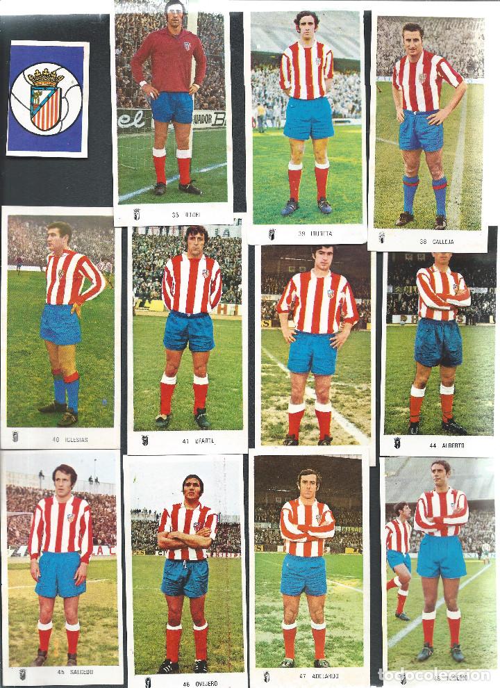 Cromos de F&uacute;tbol: 7244- 12CROMOS LIGA RUIZ ROMERO 1971-72/71-72 -ATL&Eacute;TICO DE MADRID