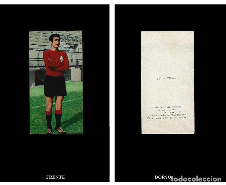 Cromos de f&uacute;tbol: 331. Pose. Editorial Ruiz Romero. - Foto 1