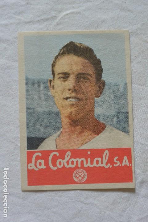 Cromos de f&uacute;tbol: CROMO MATEOS REAL MADRID CROMOS LA COLONIAL. 1954. - Foto 1