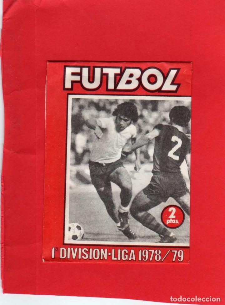 Cromos de F&uacute;tbol: SOBRE DE LA LIGA 1978-79 DE ESTE ,ABIERTO