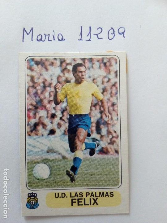 Football Stickers: pacosa 2 77-78 F&eacute;lix u.d.las palmas futbol en accion despegado por arriba