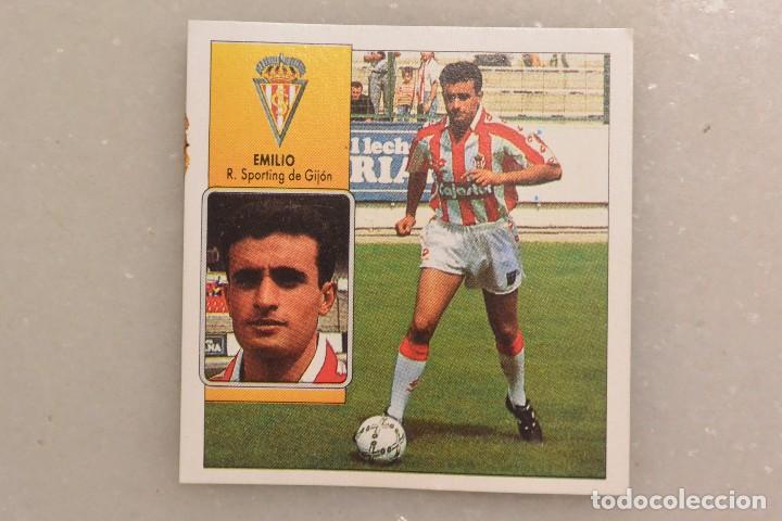 Cromos de f&uacute;tbol: CROMO FUTBOL COLOCA EMILIO CROMOS ESTE 92/93