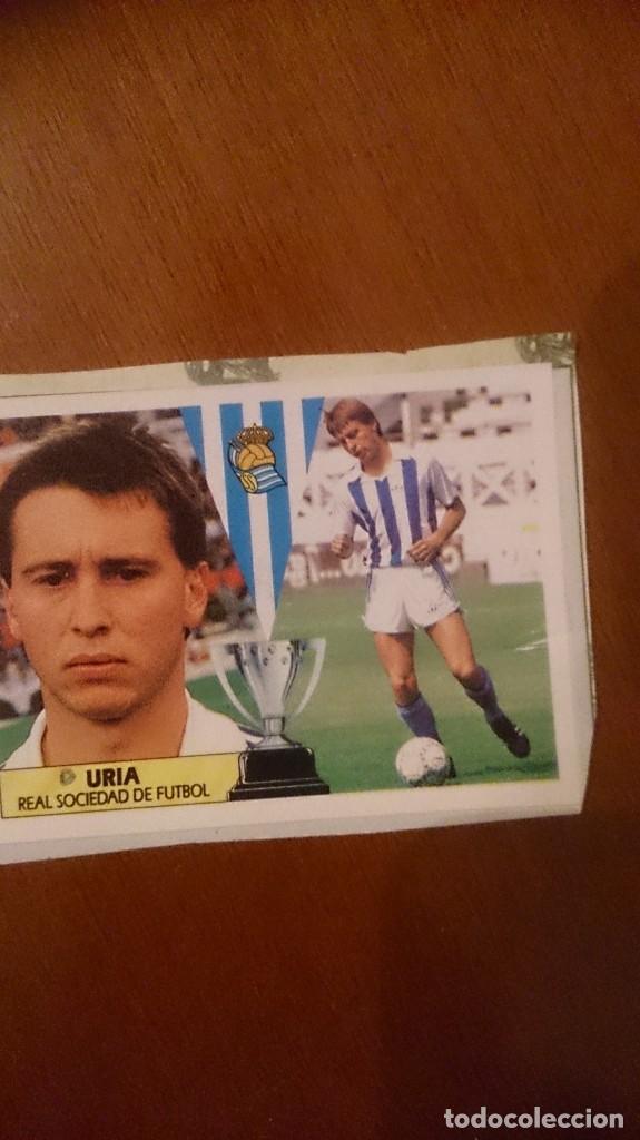 Cromos de f&uacute;tbol: uria real sociedad este 88 - Foto 1