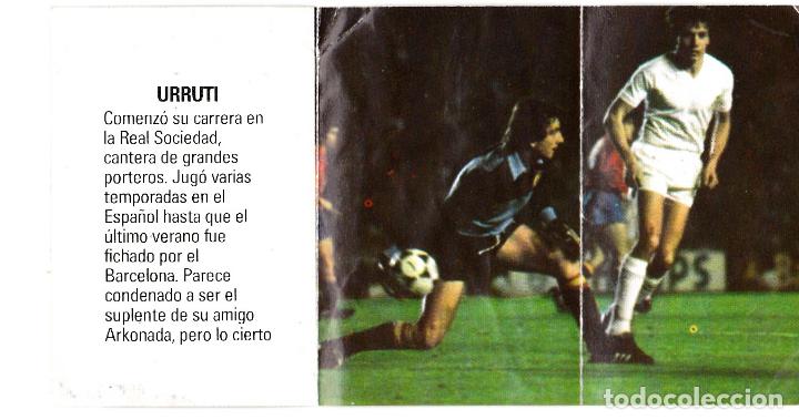 Cromos de f&uacute;tbol: Historia de los Mundiales de Phoskitos, Cromo n&ordm; 20 urruti