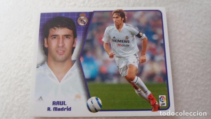 Cromos de f&uacute;tbol: 05/06 ESTE. NUNCA PEGADO REAL MADRID RAUL - Foto 1