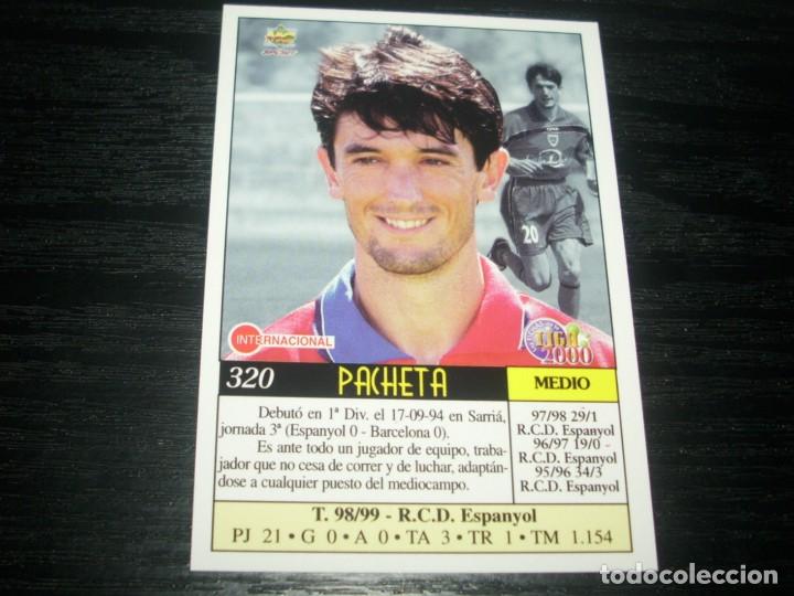 Cromos de f&uacute;tbol: -MUNDICROMO 2000 : 320 PACHETA ( NUMANCIA ) -- CORREGIDO -- - Foto 2