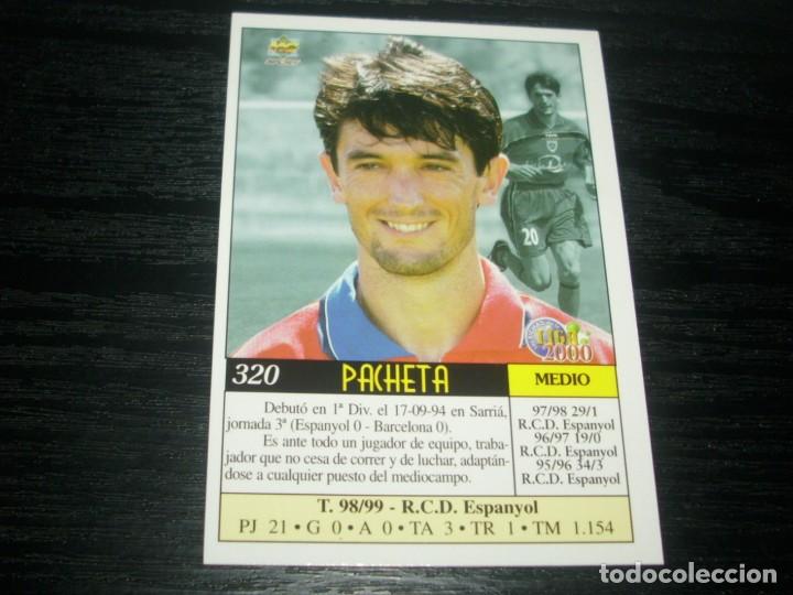 Cromos de f&uacute;tbol: -MUNDICROMO 2000 : 320 PACHETA ( NUMANCIA ) -- ERROR -- - Foto 1