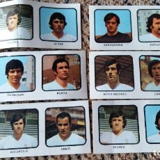 Cromos de Fútbol: LOTE 6 CROMOS FUTBOL. CAMPEONATOS NACIONALES DE FUTBOL 1974 - 75. REAL SANTANDER, VER FOTOS. Lote 91280345
