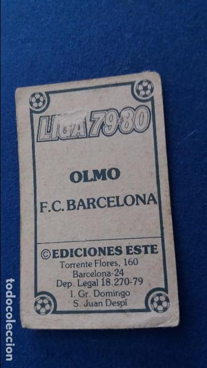 Cromos de f&uacute;tbol: 79/80 ESTE. BARCELONA OLMO - Foto 2