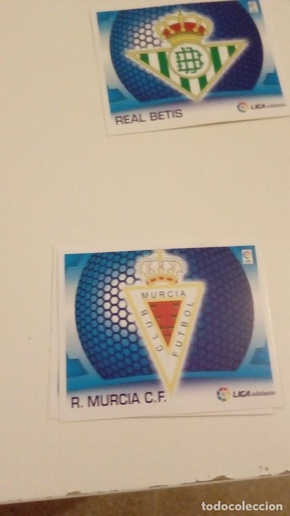 Fu&szlig;ball-Sticker: LIGA ESTE CROMO SIN PEGAR 2009 2010 09 10 ESCUDO LIGA ADELANTE MURCIA  FF