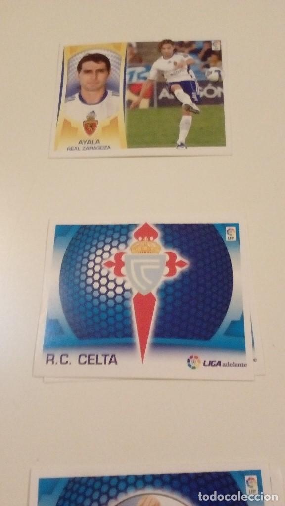 Cromos de f&uacute;tbol: LIGA ESTE CROMO SIN PEGAR 2009 2010 09 10 ESCUDO LIGA ADELANTE V V CELTA DE VIGO