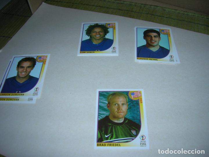 Fu&szlig;ball-Sticker: Mundial 2002 Korea-Jap&oacute;n. Cromos sin pegar, pide tus faltas. Ver relaci&oacute;n disponibles.
