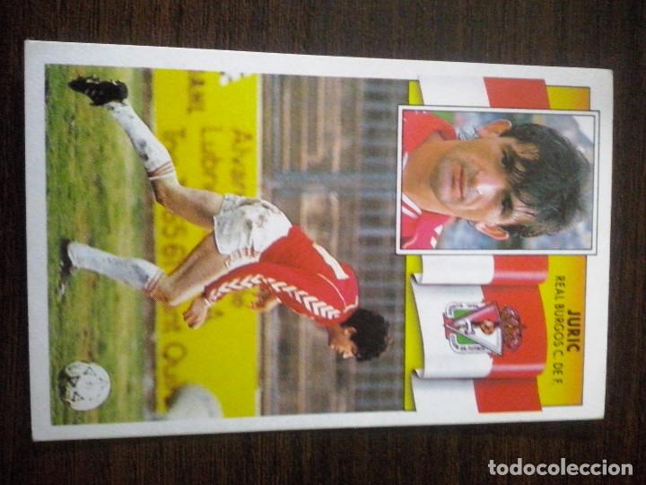 Fu&szlig;ball-Sticker: Cromo Ediciones Este 90/91 1990/1991 Juric Burgos Sin pegar