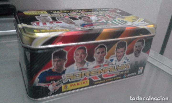 Cromos de Futebol: Caja met&aacute;lica Adrenalyn 2015 2016 (vac&iacute;a)