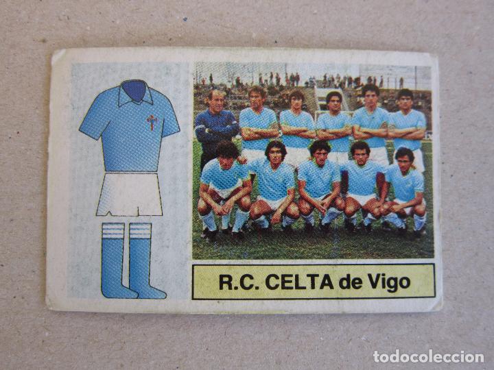 Cromos de f&uacute;tbol: ESTE 82-83 ALINEACION CELTA 1982-1983 NUNCA PEGADO - Foto 1
