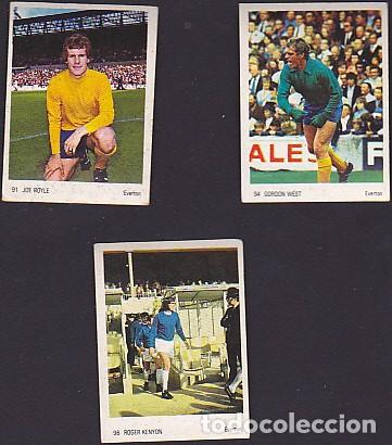 Fu&szlig;ball-Sticker: LOTE DE 3 CROMOS FUTBOL PREMIER LEAGUE EVERTON